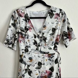 Baltic Born floral wrap dress